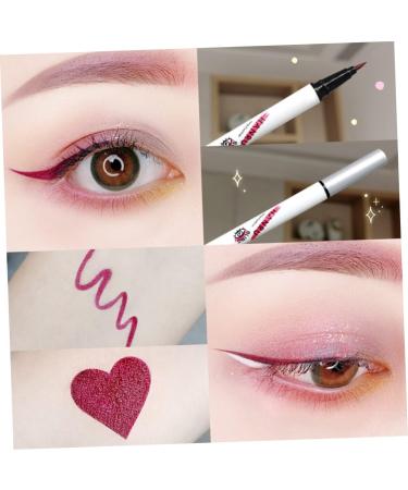 SOESFOUFU 6pcs Eyeliner Pen for Women Eyeliner Stencils Pink Eyeliner Red Eyeliner Cosmetics Abs Miss Girl - Buy Online on GoSupps.com