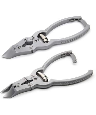 REMOS Professional Nail Clippers Head Cutter - Strong Toenails - Two Stainless Steel Tips - Buy Online on GoSupps.com