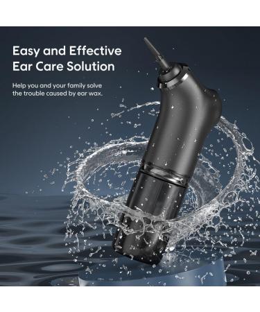 rumoe Electric Ear Removal Kit Powered Ear Cleaning Kit with 4 Pressure Ear Removal Tool for Adults Black - Buy Online on GoSupps.com