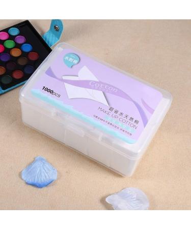1000PCS Cotton Cosmetic Cleaning Pads - Soft Makeup Removal & Skin Care with Storage Box | International Shipping Available - Buy Online on GoSupps.com