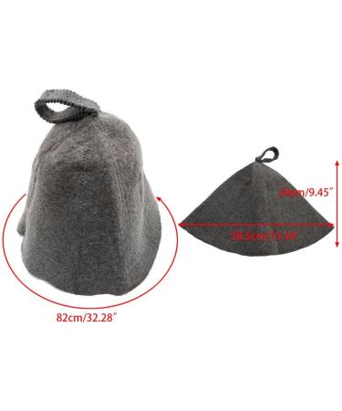 Buy Lazder Wool Felt Sauna Hat - Heat Protection for Russian Banya - Perfect for Saunas | International Shipping - Buy Online on GoSupps.com