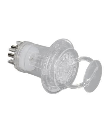 DAUZ Scalp Oil Applicator Comb - Portable Silicone Tool for Even Hair Growth Oil Application - Transparent White - Buy Online on GoSupps.com