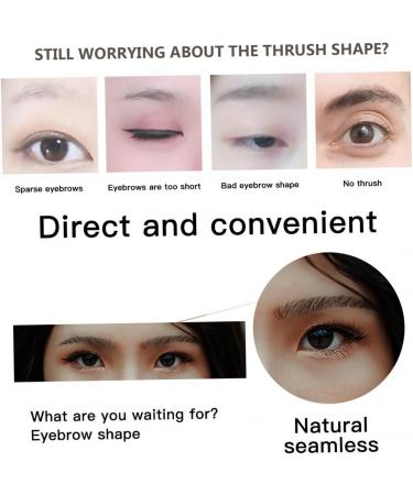 FOMIYES 5 Sheets Eyebrow 3d Sticker Lady Tools Makeup Eyebrow Stickers Temporary Brow Tattoos Artificial 4d - Buy Online on GoSupps.com