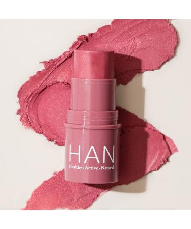 HAN Skincare Cosmetics All Natural 3-in-1 Multistick | Rose Berry Shade | 0.20 oz - Buy Online on GoSupps.com