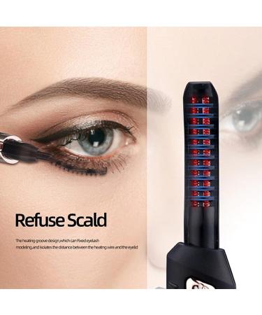 dijiusidy Heated Eye Lash Curler Portable Quick Heating Rechargeable Eyelashes Roller Tool Long-lasting Beauty Instrument - Buy Online on GoSupps.com