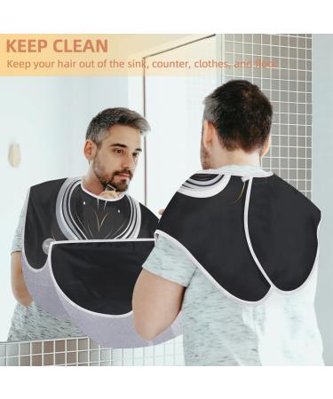 Love Hearts Beard Bib Apron | Beard Hair Catcher for Men | Perfect Father's Day & Anniversary Gift | Includes 2 Suction Cups - Buy Online on GoSupps.com