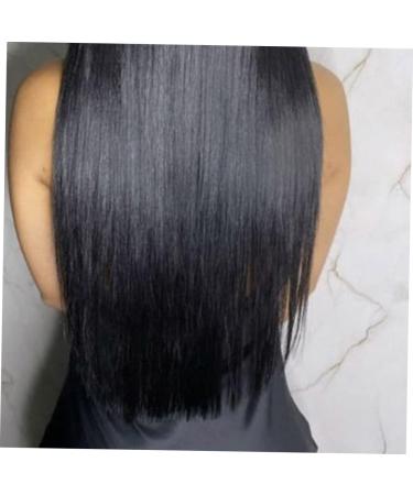 PLAFOPE Piece Long Straight Hair Wig Hair Extensions Clip in Wig Hair Extensions Hair Extensions for Women Artificial Hair Women Hair Extensions Long Straight Hair Extensions False Hair 55X15CM Black - Buy Online on GoSupps.com