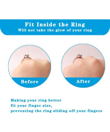 70 Pcs Ring Size Adjuster Set with Measuring Tool - Invisible Silicone Spiral Tightener for Women and Men - Fits Any Loose Rings - Buy Online on GoSupps.com