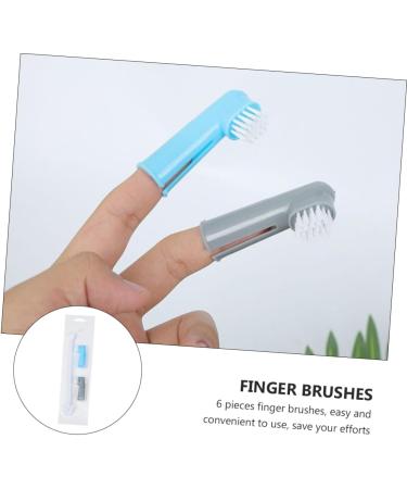 Angoily 6 Pcs Pet Toothbrush Toothbrushes Dog Teeth Cleaning Tools Dog Toothbrush The Cat Toothpaste 1 count (Pack of 1) Assorted Colorx2pcs - Buy Online on GoSupps.com
