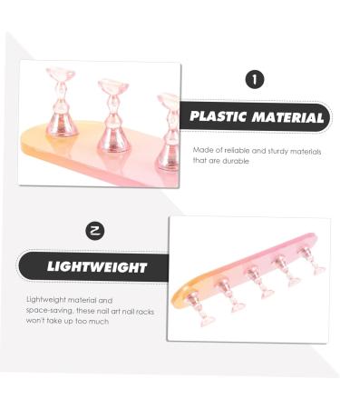 POPETPOP 3 Sets Nail Practice Holder Nail Stand Training Nail Racks Nail Decoration Convenient Nail Holders Beauty Nail Display Nail Practice Stand Plastic Bracket Magnetic - Buy Online on GoSupps.com