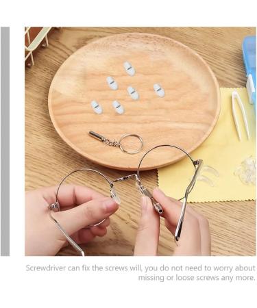 Precision Glasses Repair Tool Set - Stainless Steel Screwdrivers & Pads | Complete Glasses Repair Kit - Buy Online on GoSupps.com