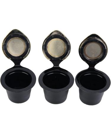 Capsules de caf r utilisables en plastique et en acier inoxydable avec fonction mousse taille universelle dor argent Applicable NESCAF (Ou) - Buy Online on GoSupps.com