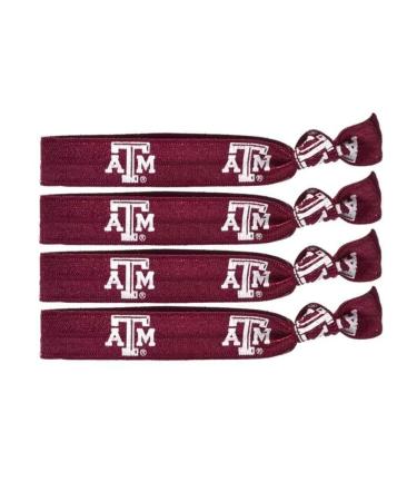Texas A&M Aggies Hair Ties - Officially Licensed College Team Accessories - Buy Online on GoSupps.com