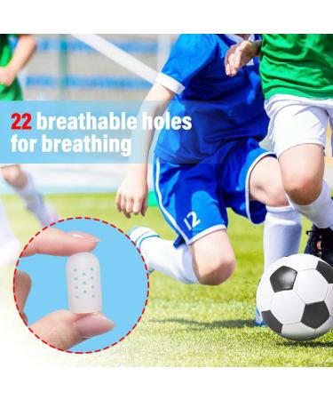 Toe Protection Silicone Caps - 20 Pcs Small Gel Cushions for Bubbles Chicken Eyes & Friction Relief | Breathable Toe Care - Buy Online on GoSupps.com