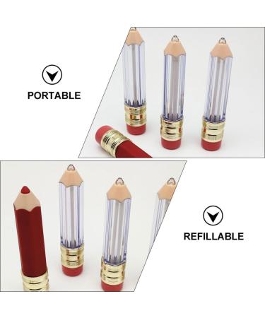 Lot de 20 Tubes Tubes de Gloss L vres L vres Vides en Plastique Transparent et Rouge Mini Format Crayon Rechargeable pour DIY Flacons Rechargeables et Gloss - Buy Online on GoSupps.com