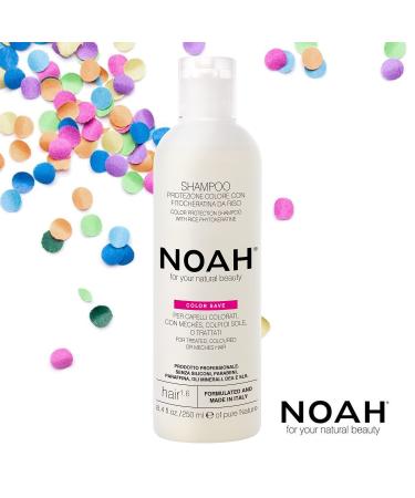 Noah 1.6 Color Protecting Shampoo - Eco-Friendly Sulfate-Free Vegan Keratin Care with Rice Protein & Ylang-Ylang 8.45 fl. oz - Buy Online on GoSupps.com