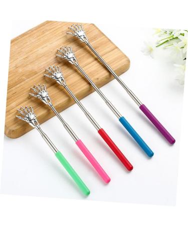 FRCOLOR 5ST Tickle Scratch Retractable Back Scratcher - Telescopic Stainless Steel Massage Tool for Travel & Relief - Buy Online on GoSupps.com