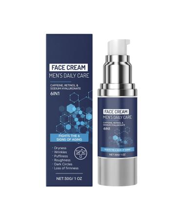 laxreheye Facial Moisturizer 30g Brightening and Firming Balm Men's Facial Moisturizer | Multi-Zone Day and Night Care Protective Barrier for Hands Neck and Eye Contour