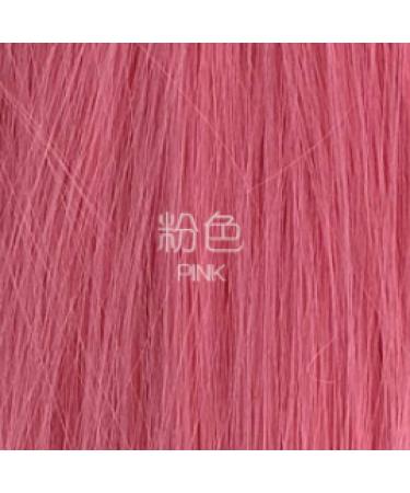 Shop Realistic Long Straight Wig with Air Bangs - Natural Look in Blue Gray Creamy White & Light Pink - Perfect for COSplay - Buy Online on GoSupps.com