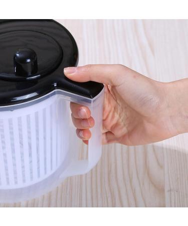  Xasbseulk Salad Spinner and Salad Dryer | 5L Salad Spinner for Fruits and Vegetables Easy to Clean Quick and Easy Drying | Salad Spinner for Vegetables and Fruits - Buy Online on GoSupps.com