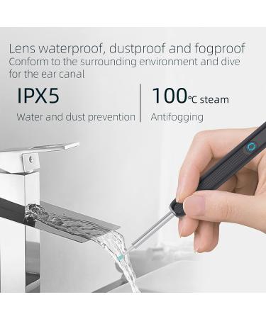 Ear Wax Removal Tool with 1296P Ear Camera & 6 Led Light for Earwax Removal - Black - Buy Online on GoSupps.com