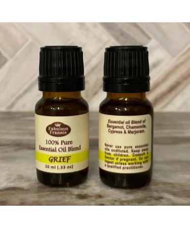 Fabulous Frannie Grief Essential Oil Blend | 100% Pure Bergamot Chamomile Cypress & Marjoram | 10ml - International Shipping Available - Buy Online on GoSupps.com
