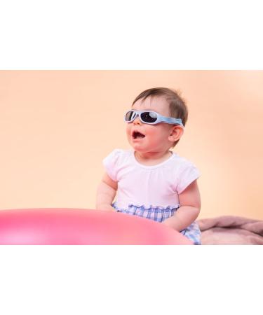 Kiddus Baby Sunglasses for Newborn to 2 Years | UV400 Sun Protection | Adjustable Band | Black - Buy Online on GoSupps.com