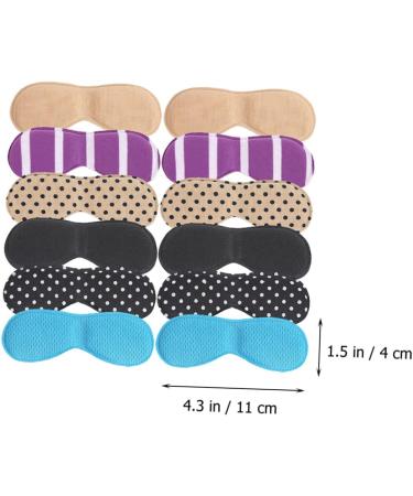 FOMIYES Heel Stickers & Cushions for Loose Shoes | 6 Pairs High Heel Comfort Pads & Inserts for Women - Buy Online on GoSupps.com