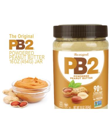 Peanut Butter Lover's Delight: PB2 Powdered Peanut Butter 1lb Jar (2-pack) - Buy Online on GoSupps.com