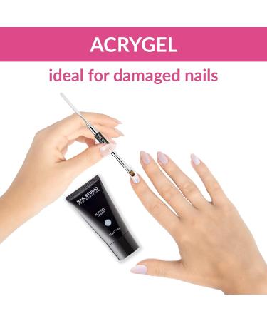 Nail Studio - Acrygel Clear - Acrygel Transparent For Natural Nail Cover - Size 30g - Buy Online on GoSupps.com