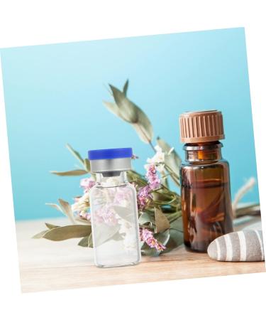 Plafope 50 pcs Glass Bottles with Lids - Transparent Phiole Sample Containers for Travel Perfume & Terrariums - 3.9x1.6cm - Buy Online on GoSupps.com