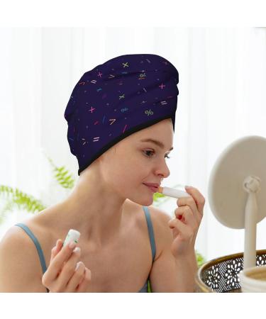 Hair Towel Wrap Turban - Quick Drying Towel with Button for Effortless Hair Care | International Shipping Available - Buy Online on GoSupps.com