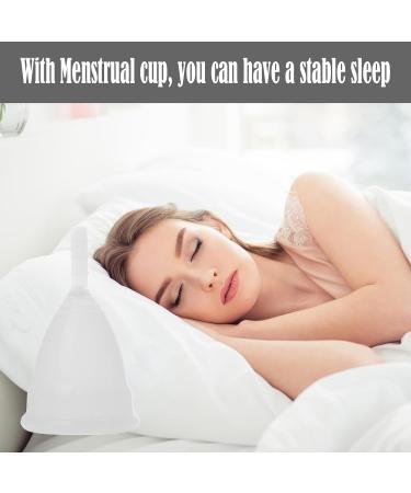 Buy Discreet & Hygienic Menstrual Cup - Soft Flexible Reusable (White-S) | International Shipping - Buy Online on GoSupps.com