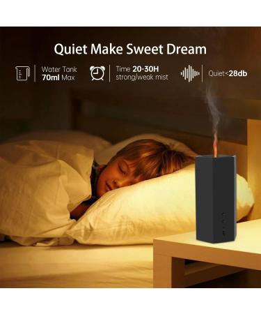 Wireless Aroma Diffuser with Flames - Essential Oils Diffuser Ultrasonic Humidifier for Home Office Yoga & Spa - Automatic Power-Off Black - Buy Online on GoSupps.com