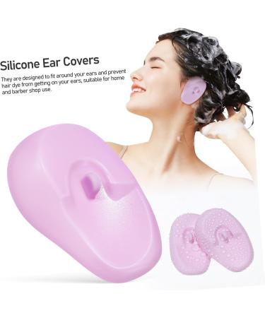 PLAFOPE 4 Pairs Hair Coloring Ear Covers Silicone Hair Coloring Earmuffs Ear Covers for Hair Dryer Hair Dyeing Earmuffs Ear Covers for Swimming Ear Covers for Shower Silicone Ear Covers - Buy Online on GoSupps.com