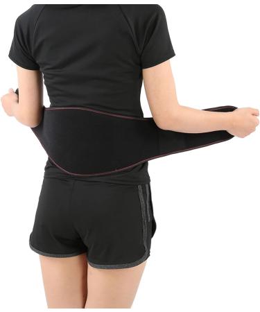 Rechargeable Electrical Heating Pillow for Waist Support | Velvet USB Warming Cushion for Lower Back & Belly - 107 x 19 cm - Buy Online on GoSupps.com