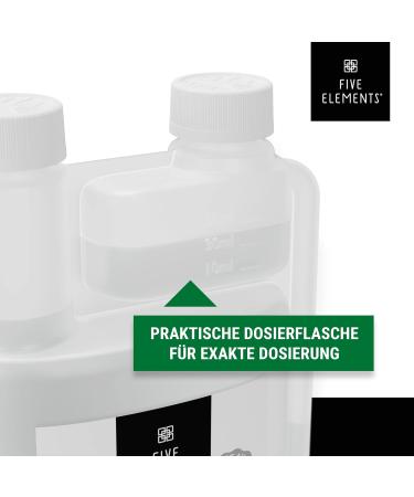 FIVE Elements Wasserpiel-Explorers | 1.0L Crystal Clear Spring Fountain Cleaner | Algae & Lime-Free | Ideal for Indoor & Outdoor Use - Buy Online on GoSupps.com