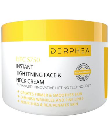 DERPHEA Neck Cream  Face & Neck Tightening Cream  Skin Tightening Cream For Tightening Skin  Fine lines  Loose & Sagging Skin On Face  Neck  D collet  (3.4 Oz) White
