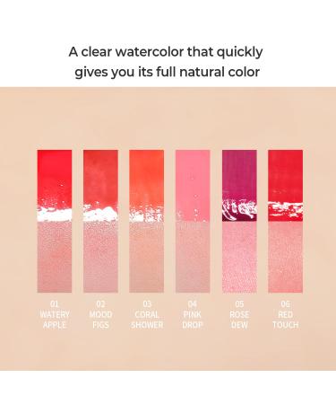 LOVB Water Drop Stain Tint 0.13 oz - Rose Dew | Longwear Moisturizing Liquid Lips - Buy Online on GoSupps.com