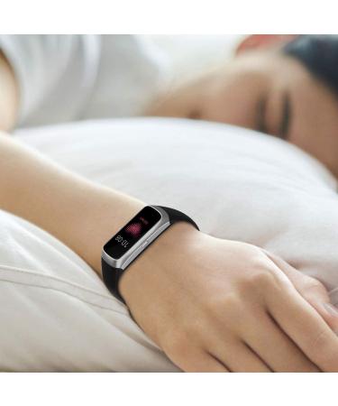 Adjustable Soft Silicone Band for Samsung Galaxy Fit SM-R370 - 1 Pack Black - Buy Online on GoSupps.com