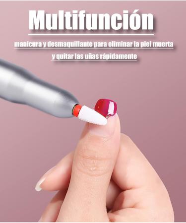 Electric Manicure Set 11 in 1 - Adjustable Nail File & Pedicure Tools - Silver | International Shipping Available - Buy Online on GoSupps.com