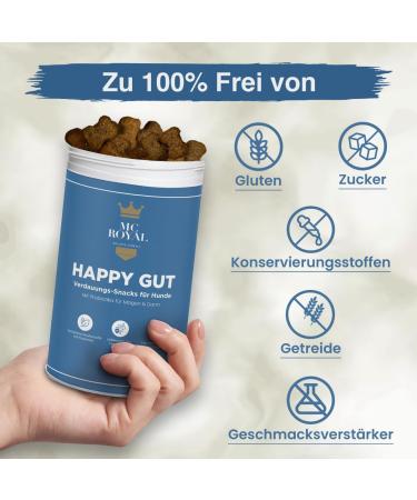 MC-Royal Digestive Snacks for Dogs - 100% Natural Probiotic Treats | Support Dog Intestinal Flora | 250g Pack - Buy Online on GoSupps.com