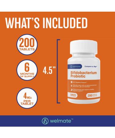 WELMATE Comprehensive Gut Health Bundle: Extra Strength Gas Relief Simethicone 125mg (365 Softgels) + Bifidobacterium Probiotic for Digestive & Immune Support (200 Count) | Fast-Acting Gluten-Free - Buy Online on GoSupps.com