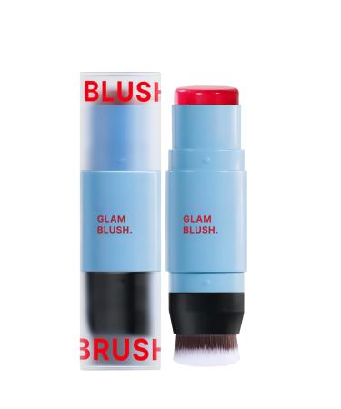 Women's Blush Stick - Lightweight Multi-Use Stick for Lips & Cheeks Dual Ended Moisturizing Instant Color - Ideal for Daily Use and Travel