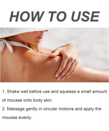 Bploar Self Tanning Mousse selftanning mousse longlasting selftanning mousse bronzer natural tanning without stains for body and face - Buy Online on GoSupps.com