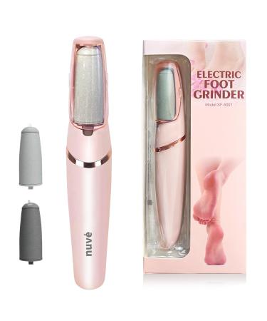 Nuve Smooth Pedicure Wand Electric Callus Remover for Feet Portable Smooth Pedicure Stick Callus Removal Tool Waterproof for Treating Dry Cracked Heels Calluses and Dead Skin.