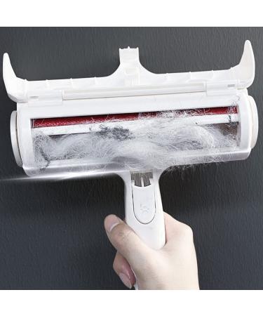 Pet Hair Remover Roller with Self-Cleaning for Furniture and Car Seats - Red - Buy Online on GoSupps.com
