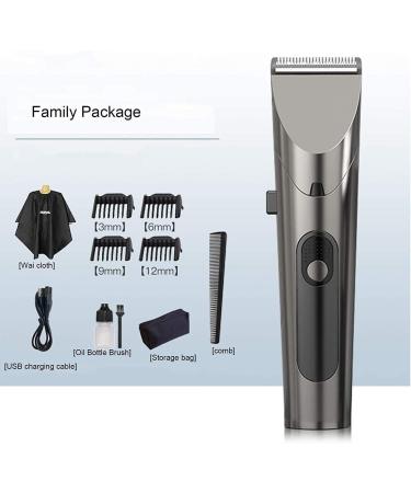 Buy Electric Hair Clippers for Men | Cordless Rechargeable Hair Trimmer & Cutting Kit | Professional Barber LED Display Grooming Kit - Buy Online on GoSupps.com