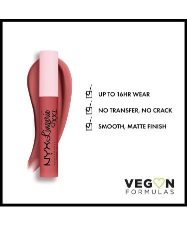 Nyx Lip Lingerie XXL Matte Liquid Lipstick - Xxpose Me (Peach Pink) 03 - 0.13 Fl Oz - Buy Online on GoSupps.com