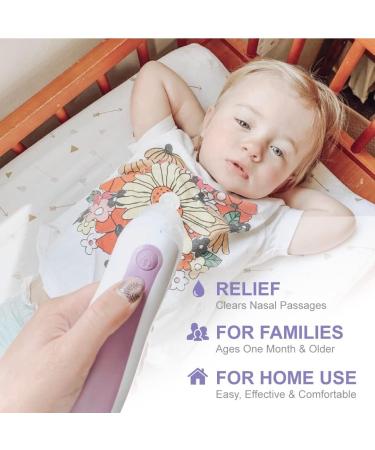 CLEARinse Electric Nasal Aspirator Starter Kit + 2 Wash Heads | Baby Nose Cleaner Sucker | Rechargeable & Safe | Mom's Choice Award Winner - Buy Online on GoSupps.com